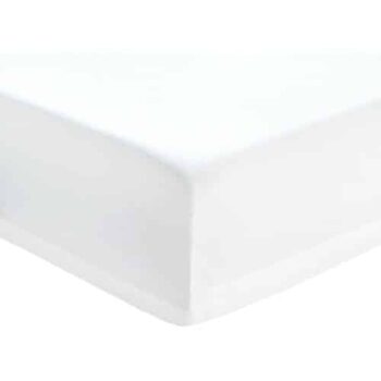 SH cotton rich fitted sheet white double