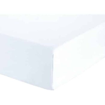 SH cotton rich flat sheet white double