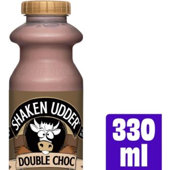 Shaken Udder Double Choc Milkshake (330ml)