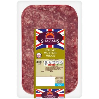 Shazans Mutton Mince 10% Fat