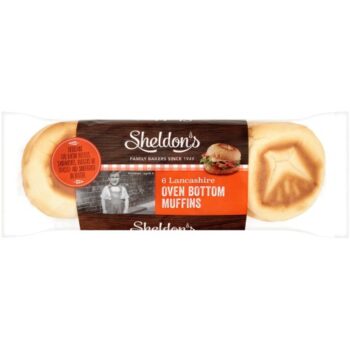 Sheldon's Lancashire Oven Bottom Muffins (6)