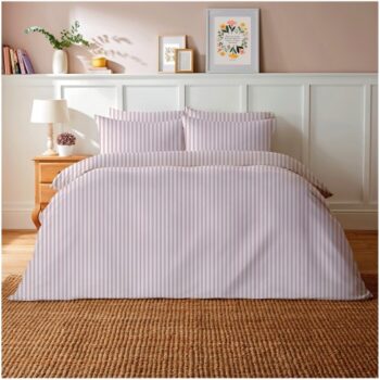 Silentnight Refresh Stripe Duvet Set Double