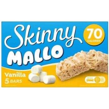 Skinny Mallo Vanilla Flavour Bars (5Pack) (5 x 18g)