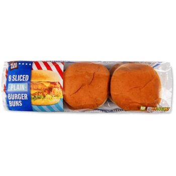 Sliced Plain Burger Buns