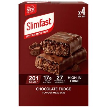SlimFast Chocolate Fudge Flavour Meal Bars (4 x 60g)