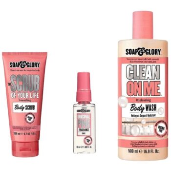 Soap & Glory Original Pink Wash Scrub & Spritz Bundle