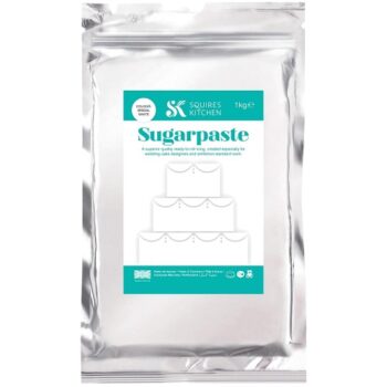 Squires Kitchen White Fairtrade Sugarpaste Ready to Roll Icing (1kg)
