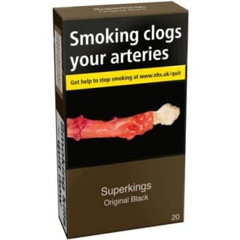 Superkings Original Black Cigarettes (20)