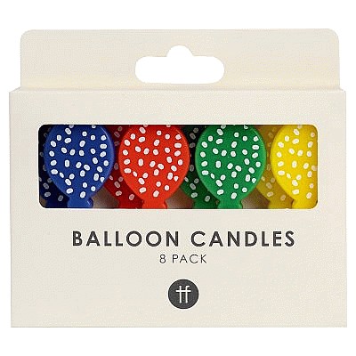 Talking Tables Happy Birthday Balloon Candles (8)