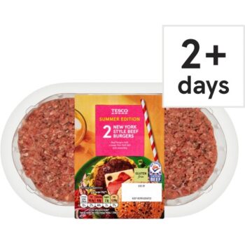Tesco 2 New York Style Deli Burgers