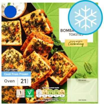 Tesco 8 Mini Bombay Potato Toasties (200g)