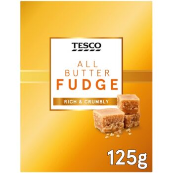 Tesco All Butter Fudge (125g)