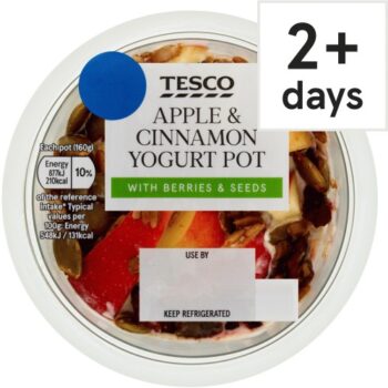 Tesco Apple & Cinnamon Yogurt Pot