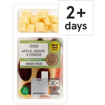 Tesco Apple Grape & Cheese (FOS) (110g)