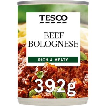 Tesco Beef Bolognese (392g)