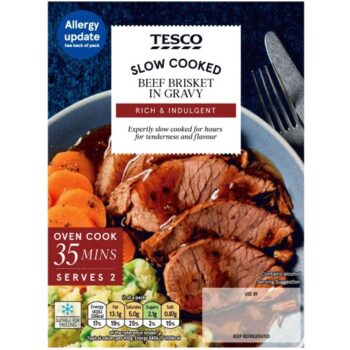 Tesco Beef Brisket In Gravy (380g)