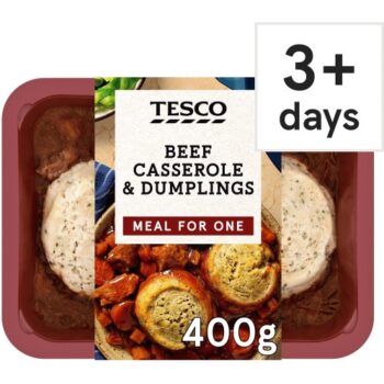 Tesco Beef Casserole & Dumplings (400g)