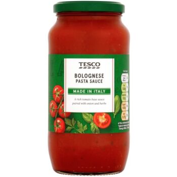 Tesco Bolognese Pasta Sauce Jar (500g)