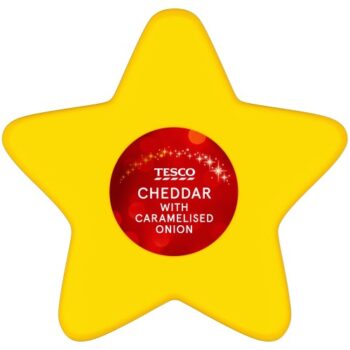 Tesco Cheddar with Caramelised Onion Truckle