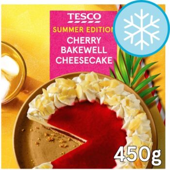 Tesco Cherry Bakewell Cheesecake (450g)