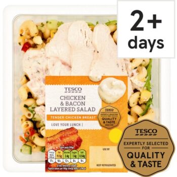 Tesco Chicken & Bacon Layered Salad