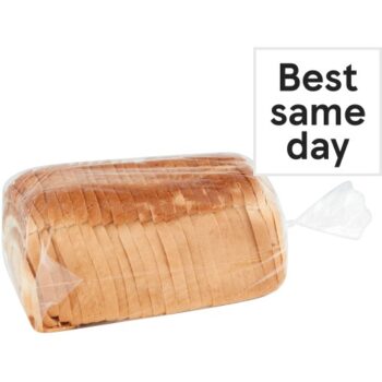 Tesco Crusty White Split Tin Sliced Bread (800g)