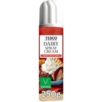 Tesco Dairy Spray Cream (250g)