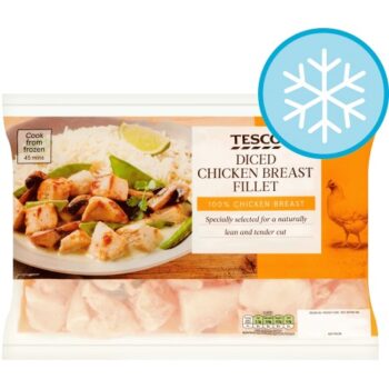 Tesco Diced Chicken Breast Fillets (640g)