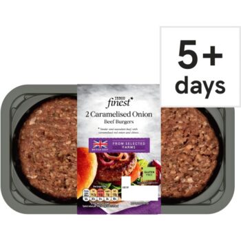 Tesco Finest 2 Caramelised Onion Burgers (340g)
