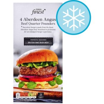 Tesco Finest 4 Beef Burgers (454g)