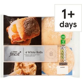 Tesco Finest 4 White Rolls