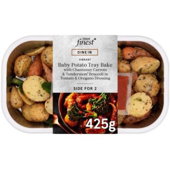 Tesco Finest Baby Potato Tray Bake With Chantenay Carrots