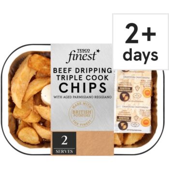 Tesco Finest Beef Dripping Triple Cook Chips with Aged Parmiggiano Reggiano