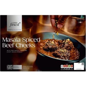 Tesco Finest Chef's Collection Masala Spiced Beef Cheeks (862g)