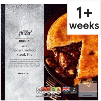 Tesco Finest Dine In Slow Cooked Steak Pie