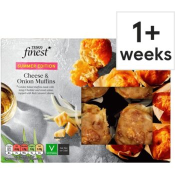 Tesco Finest Dinky Cheese & Onion Muffins (150g)