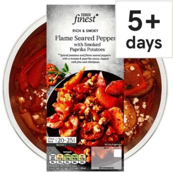 Tesco Finest Flame Seared Peppers with Smoked Paprika Potatoes (380g)