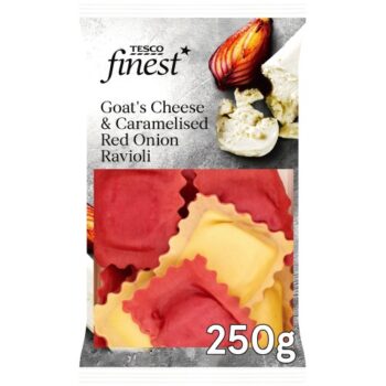 Tesco Finest Goat Cheese & Caramelised Red Onion Ravioli (250g)