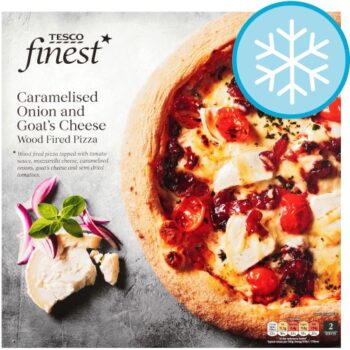 Tesco Finest Goat's Cheese & Caramelized Onion Pizza (440g)