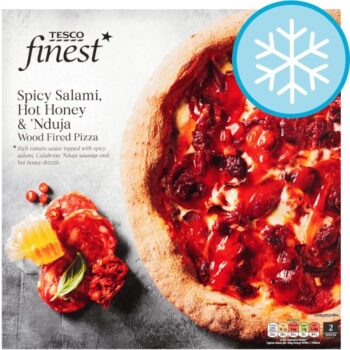 Tesco Finest Salami 'Nduja with hot Honey Sauce Pizza (440g)