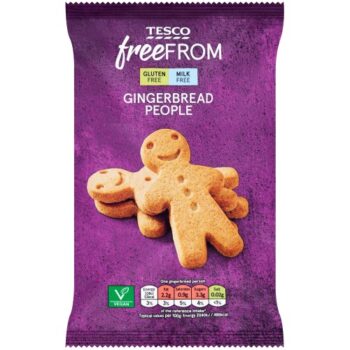 Tesco Free From Gingerbread People (154g)
