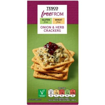 Tesco Free from Onion and Herb Crackers