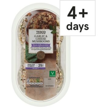 Tesco Garlic & Cheese Mushrooms (200g)