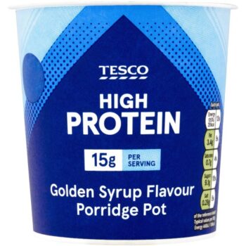 Tesco High Protein Golden Syrup Flavour Porridge Pot (70g)