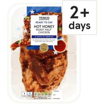 Tesco Hot Honey Roast Half Chicken