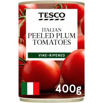Tesco Italian Peeled Plum Tomatoes (400g)