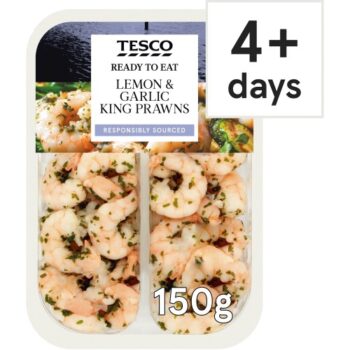 Tesco Lemon & Garlic King Prawns (150g)