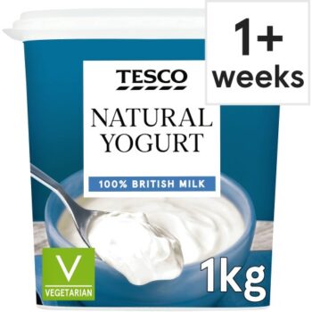 Tesco Natural Yogurt (1kg)