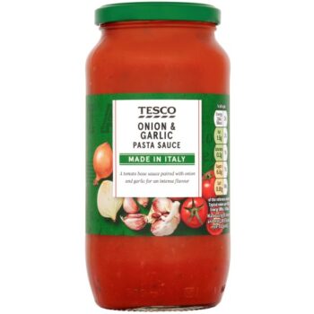 Tesco Onion & Garlic Pasta Sauce (500g)
