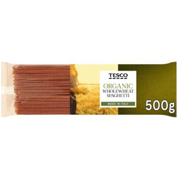 Tesco Organic Wholewheat Spaghetti (500g)